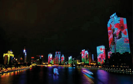 浩洋灯光倾心助力财富论坛 ,“一江两岸”尽显广州光色之美